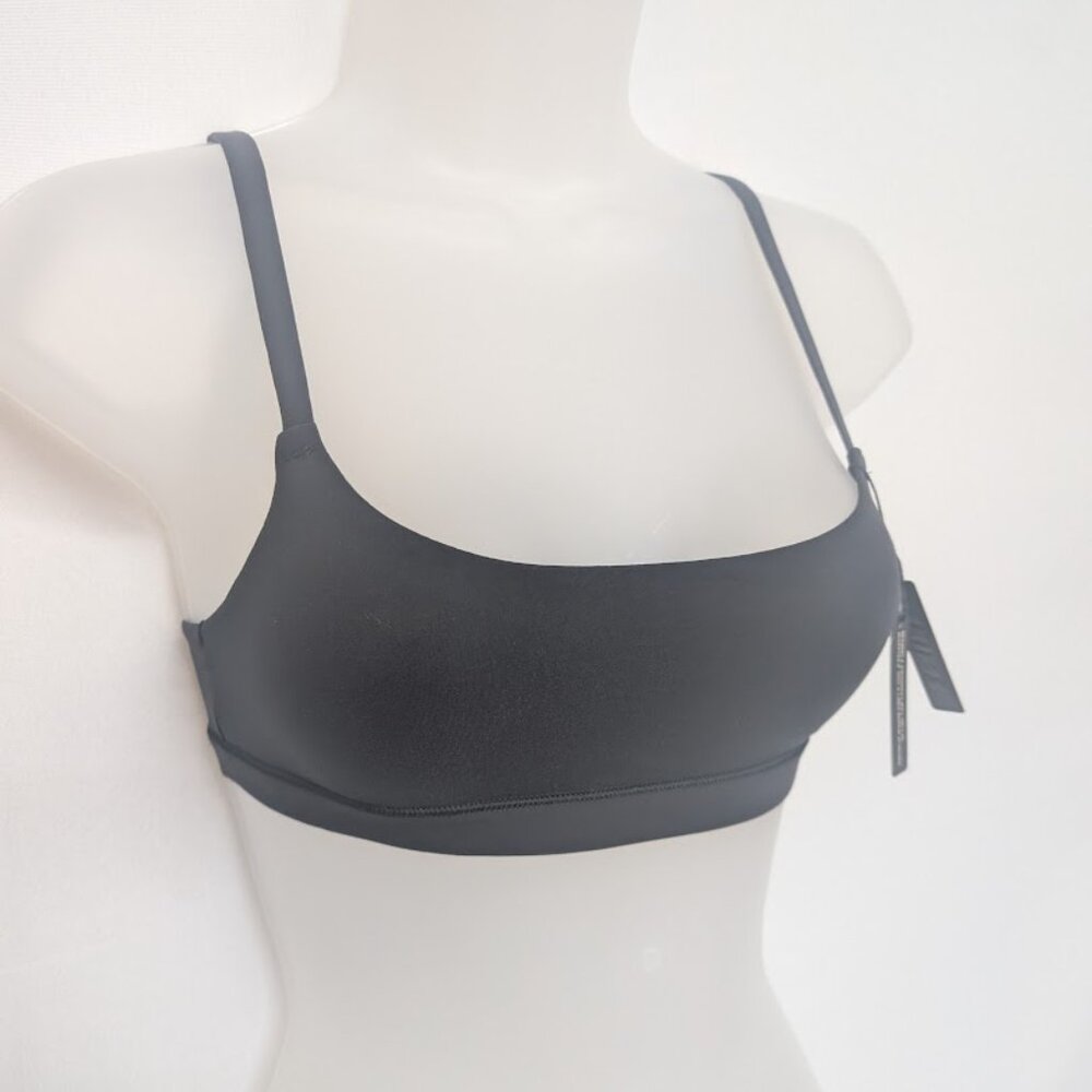 NWT SKIMS Scoop Bralette - ONYX - XXS